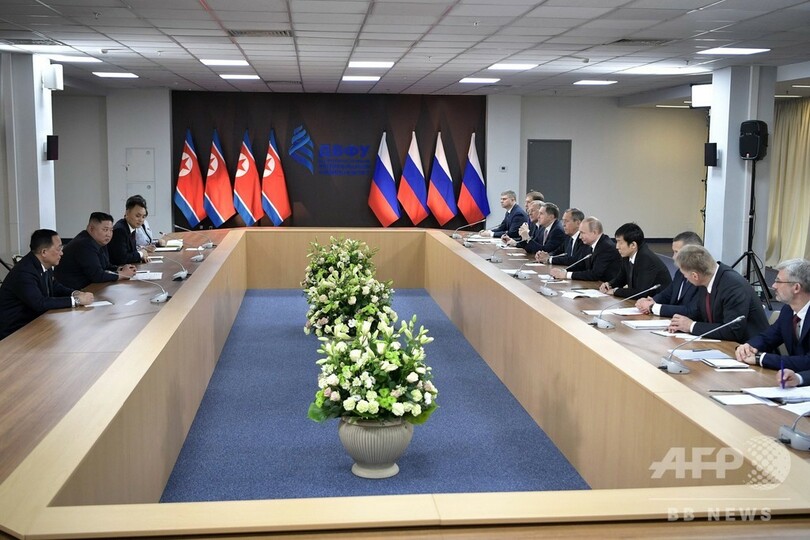金正恩氏、プーチン氏との初会談は「非常に有意義」だった