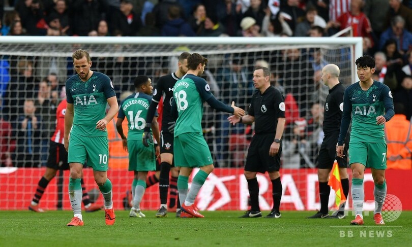トッテナムがサウサンプトンに逆転負け、トップ4争いは混戦に