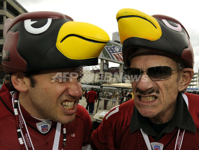 観戦を楽しむファン、NFL第43回スーパーボウル