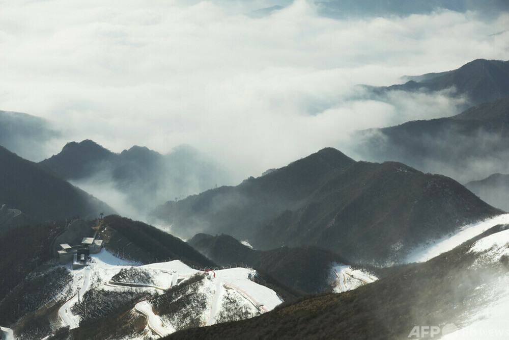 北京冬季五輪のアルペンスキー会場「雪飛燕」 時速140キロを「保証