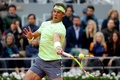 全仏オープンテニス、男子シングルス準決勝。リターンを打つラファエル・ナダル（2019年6月7日撮影）。(c)Thomas SAMSON / AFP