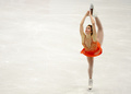 13-14フィギュアスケートGPシリーズ開幕戦スケート・アメリカ（Skate America 2013）、女子シングル・フリースケーティング（FS）。演技に臨むアシュリー・ワグナー（Ashley Wagner、2013年10月20日撮影）。(c)AFP/Getty Images/Harry How