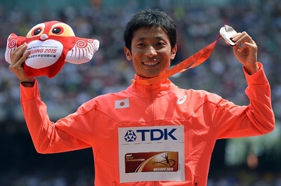 谷井が男子50キロ競歩で銅！日本勢初メダル、第15回世界陸上