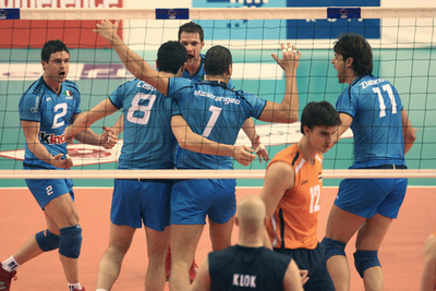 イタリア男子 オランダを降し初戦を白星で飾る