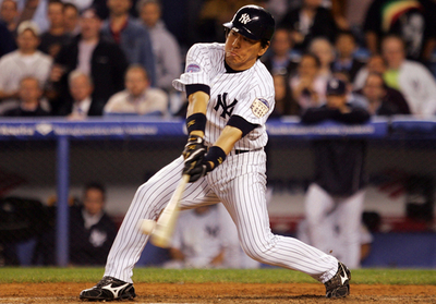 松井秀喜 連続安打を自己最長の16に