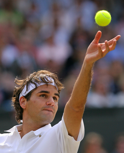 フェデラー ヒューイット退けウィンブルドン準々決勝へ