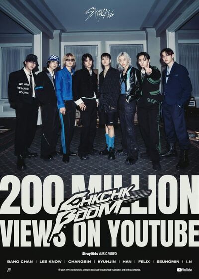 Stray Kids、「Chk Chk Boom」MVが2億再生突破