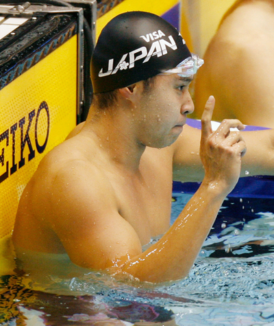 北島 男子200メートル平泳ぎを制し2冠