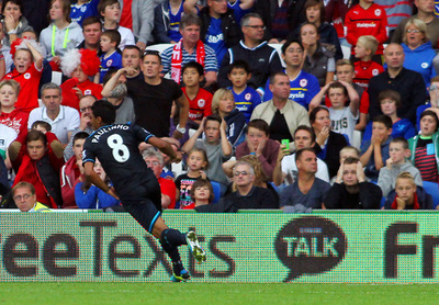 トッテナムが終了間際のゴールでカーディフに勝利