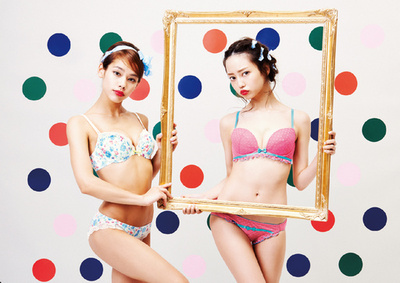 中村里砂が下着モデルに、「YUMMY MART」新作コレクションビジュアル公開