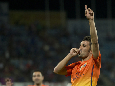 メッシが2得点の活躍、FCバルセロナがヘタフェ下し首位キープ