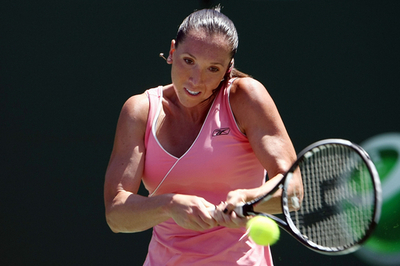 ヤンコビッチ デメンティエワの途中棄権により準決勝へ