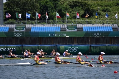 ボート競技の決勝が延期に、台風接近で 東京五輪