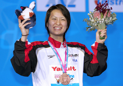 ＜第12回世界水泳選手権＞競泳、柴田 女子1500メートル自由形で銅メダル獲得 - オーストラリア