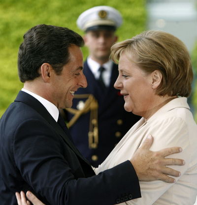 サルコジ仏新大統領、就任後初の海外訪問 - ドイツ
