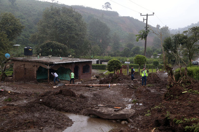 メキシコ豪雨、土砂崩れの死者38人に 熱帯暴風雨が直撃