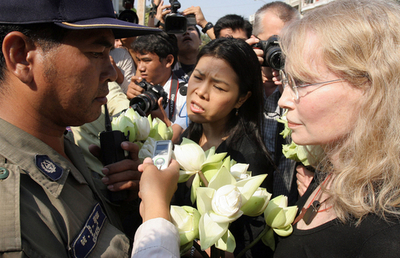 米女優ら企画の集会中止に、ダルフール問題で中国に配慮か　カンボジア