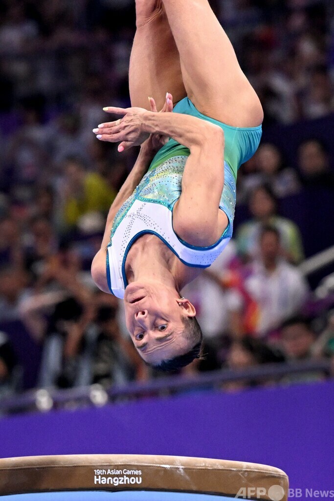 48歳チュソビチナ、パリ五輪出場目指す 女子体操のレジェンド