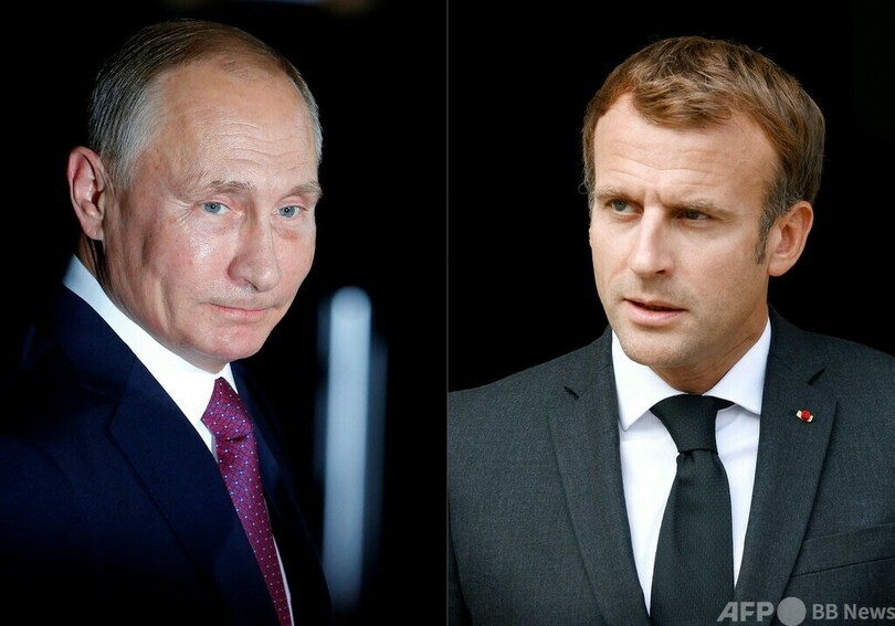 プーチン氏は「戦争の長期化」期待 仏大統領