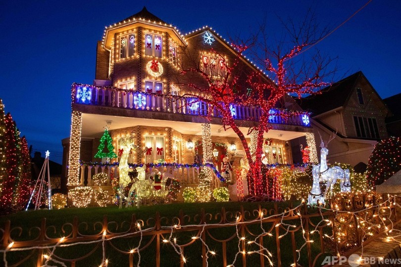 本気度が違う 米住宅街を彩るクリスマスイルミネーション 写真19枚 国際ニュース Afpbb News