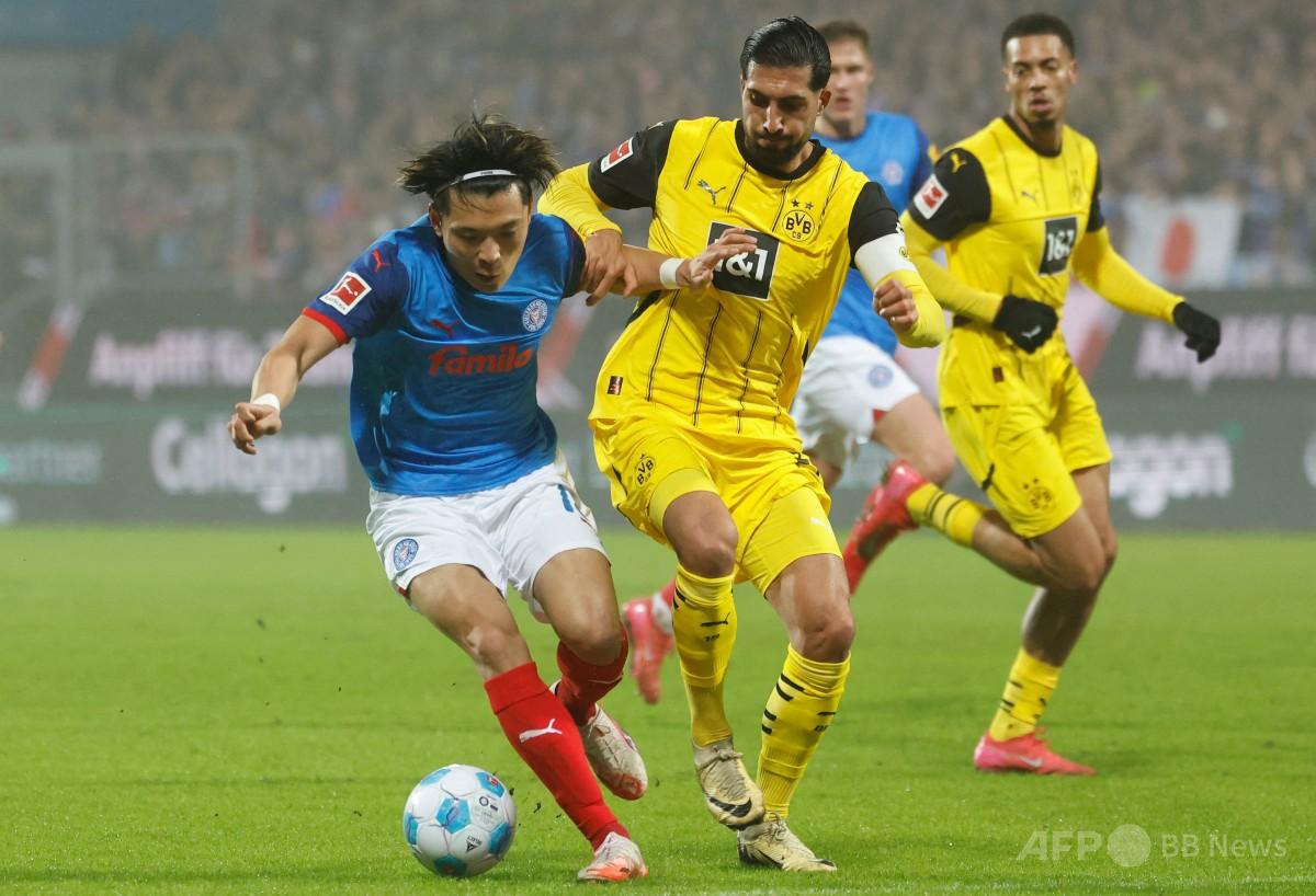 キール町野が先制弾、ドルト撃破に貢献 レバークーゼンも勝利 写真12枚