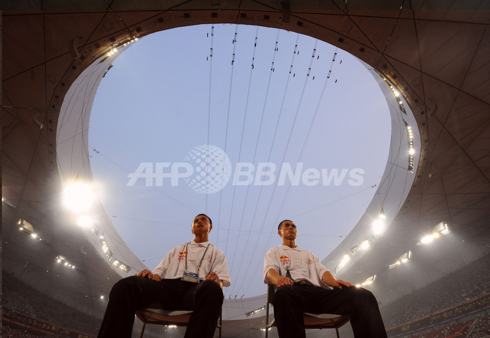 北京五輪後の厄介者になりつつある、メイン会場「鳥の巣」 写真1枚