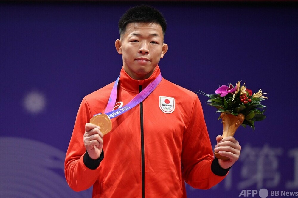 遠藤が男子グレコ67キロ級で金 アジア大会・レスリング 写真5枚 国際