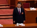 全国人民代表大会の開会式に臨む中国の習近平国家主席（2018年3月5日撮影）。(c)AFP PHOTO / WANG ZHAO