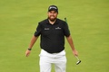 男子ゴルフ米国ツアーメジャー第4戦、第148回全英オープン3日目。3日目首位を喜ぶシェーン・ローリー（2019年7月20日撮影）。(c)Andy BUCHANAN / AFP