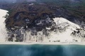 フランス南西部レテストドビュック近郊で、山火事で焼けた森（2022年7月29日撮影、資料写真）。(c)Thibaud MORITZ / AFP