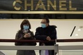 マスク姿の人々。台湾・台北で（2020年1月28日撮影）。(c)Sam Yeh / AFP