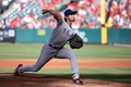 14MLB、ロサンゼルス・エンゼルス・オブ・アナハイム（Los Angeles Angels of Anaheim）対テキサス・レンジャーズ（Texas Rangers）。先発登板するテキサス・レンジャーズのダルビッシュ有（Yu Darvish、2014年6月22日撮影）。(c)AFP/Getty Images/Lisa Blumenfeld