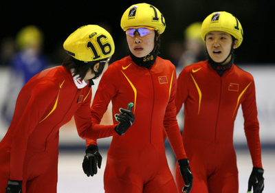 中国 W杯女子3000メートルリレーを制す