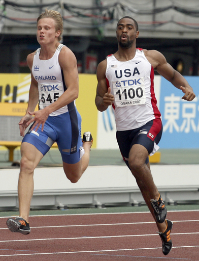 タイソン・ゲイ 男子200メートル2次予選へ