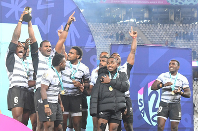 フィジーがラグビー7人制W杯制覇 豪とNZ退け3回目の栄冠