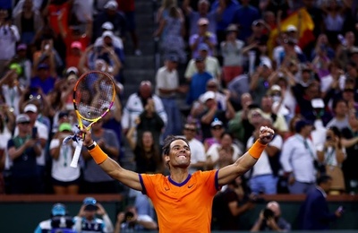 ナダルが18歳アルカラス退け決勝へ、BNPパリバOP
