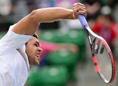 ツォンガ、友人のモンフィス下し2回戦へ ジャパンオープン