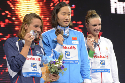 劉子歌が女子200mバタフライで優勝、第15回世界水泳