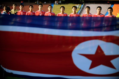 北朝鮮、サッカーW杯ブラジル大会の記念切手を発行