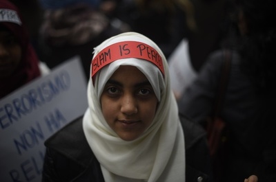 イスラム教徒が平和集会 イタリア