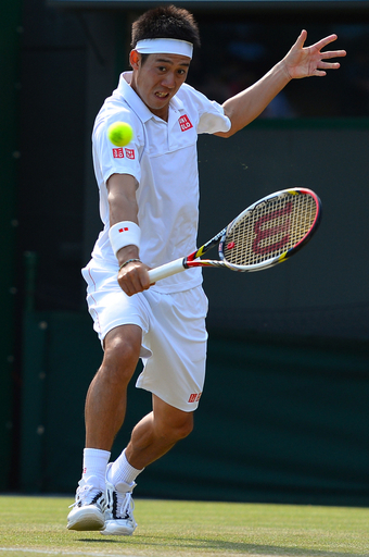 錦織、元全米王者に敗れ16強入りならず ウィンブルドン選手権