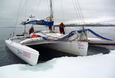 ひと夏での北極1周に成功、「温暖化」で ノルウェーの船