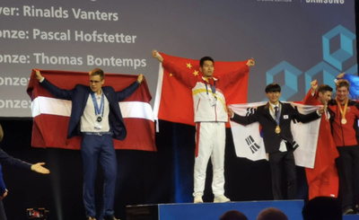 中国の「00後」の若者、技能五輪国際大会の大型車両技術・整備で世界王者に