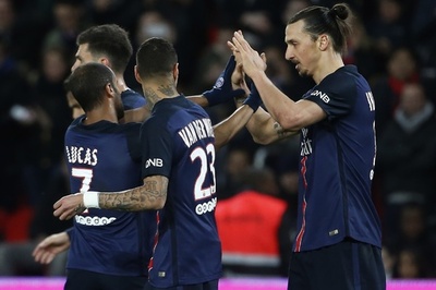 PSGが難なく勝利、イブラが全4得点に絡む活躍