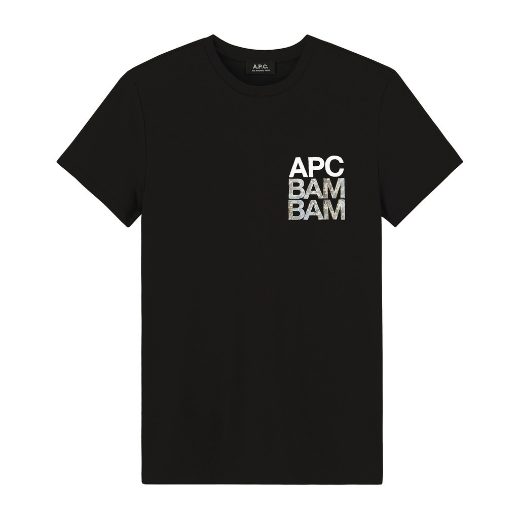 「A.P.C.」ミラーボールのように輝くホログラムTシャツ