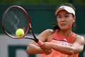 女子テニスの彭帥（2018年5月29日撮影）。(c)Eric Feferberg / AFP