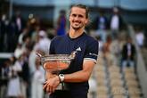 ズベレフが全仏OP制覇、念願のGS初優勝