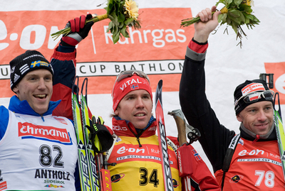 スベンセン 男子個人10キロメートル・スプリントを制す、バイアスロンW杯