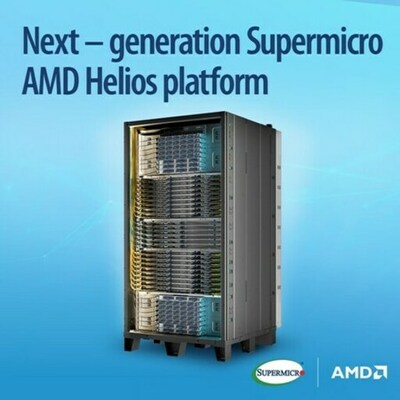 Supermicro、AMD HeliosプラットフォームでラックスケールAIのリーダーシップを拡大し、導入と運用効率を加速