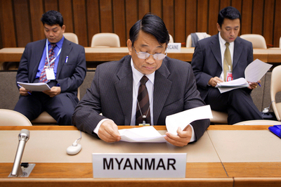 国連人権理事会のミャンマー特別会合始まる
